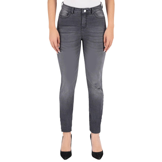 Jeans skinny Magic Pomp mujer gris - espalda