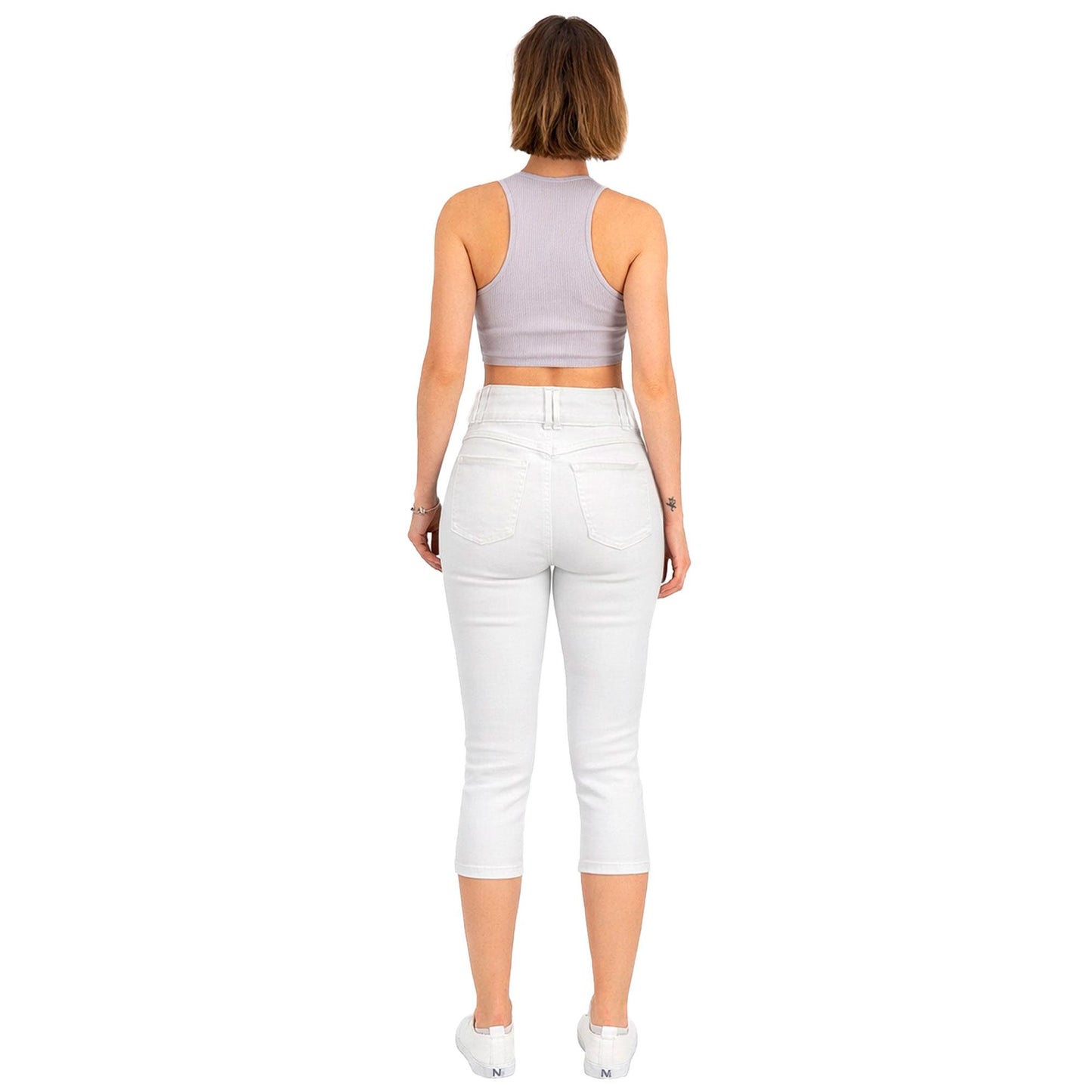 Pescador capri mujer blanco - lateral