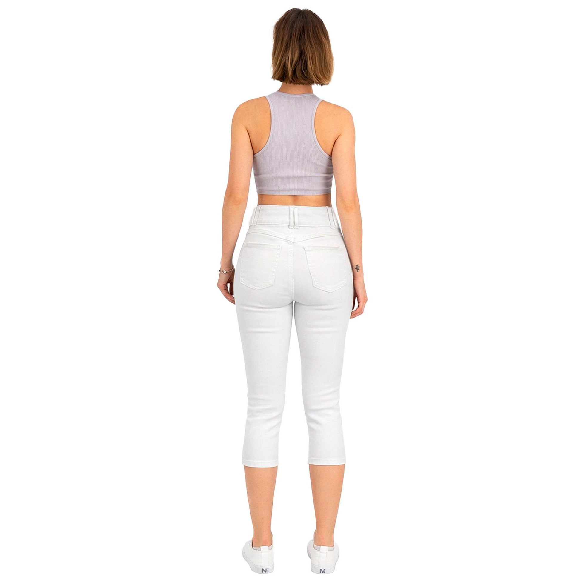 Pescador capri mujer blanco - lateral