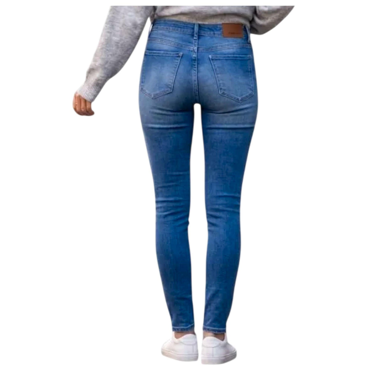 Jeans skinny Magic Pomp azul claro - detalle