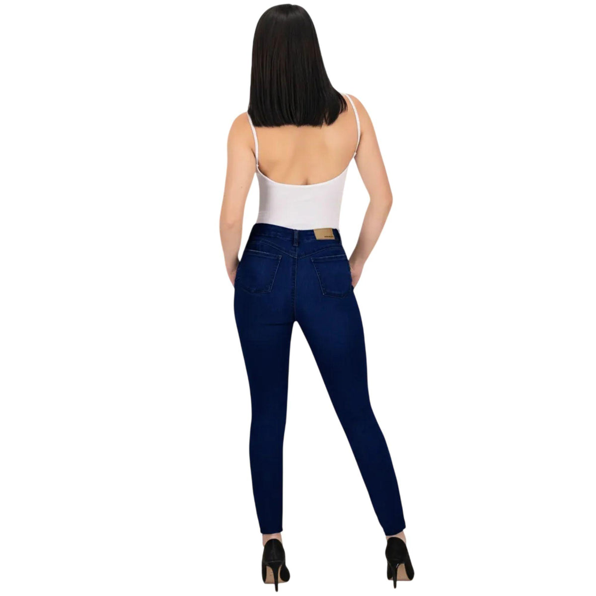 Jeans skinny Magic Pomp azul oscuro - lateral