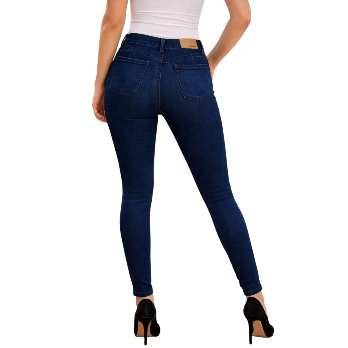 Jeans skinny Magic Pomp azul oscuro - detalle