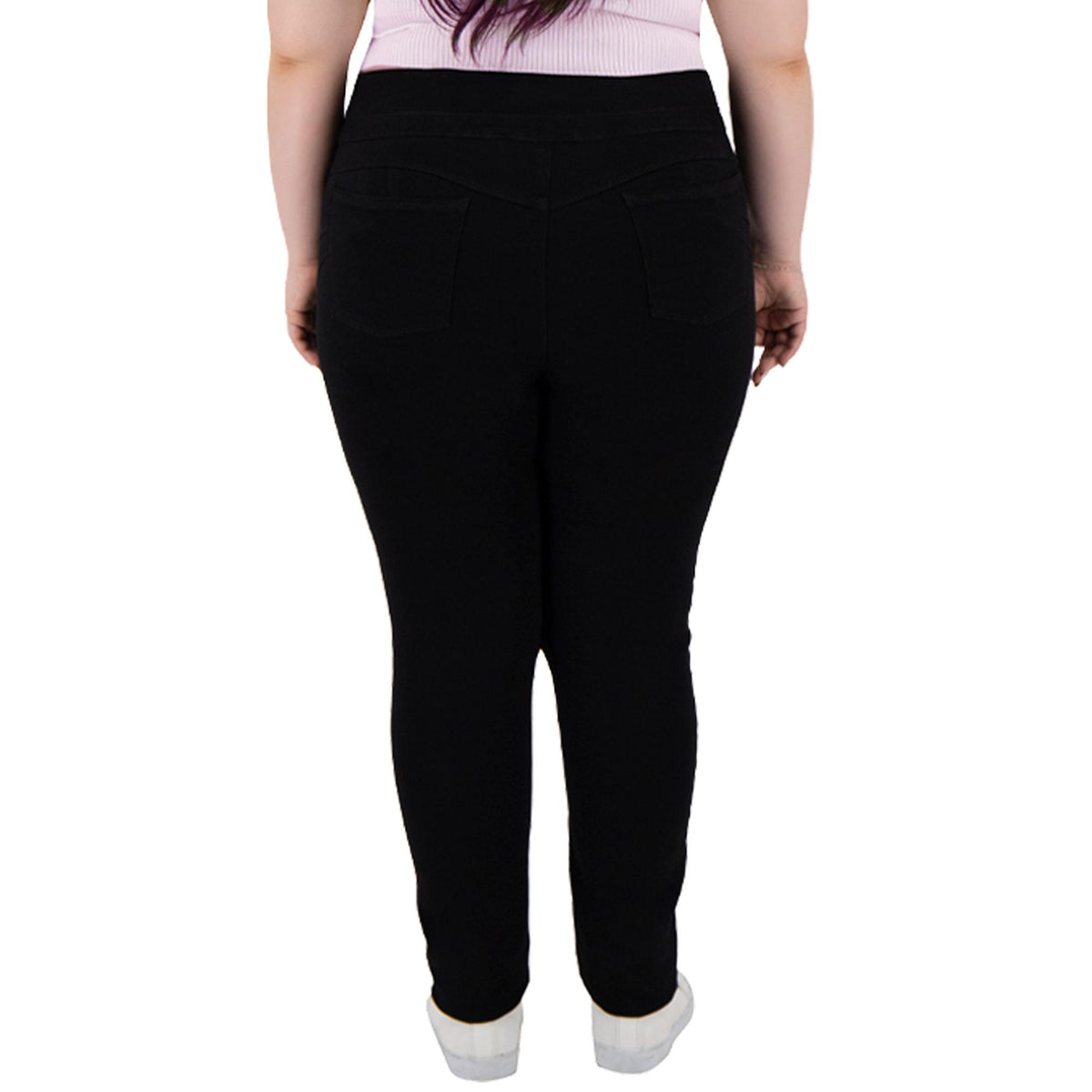 Jeans skinny Curvy Magic Pomp negro - detalle