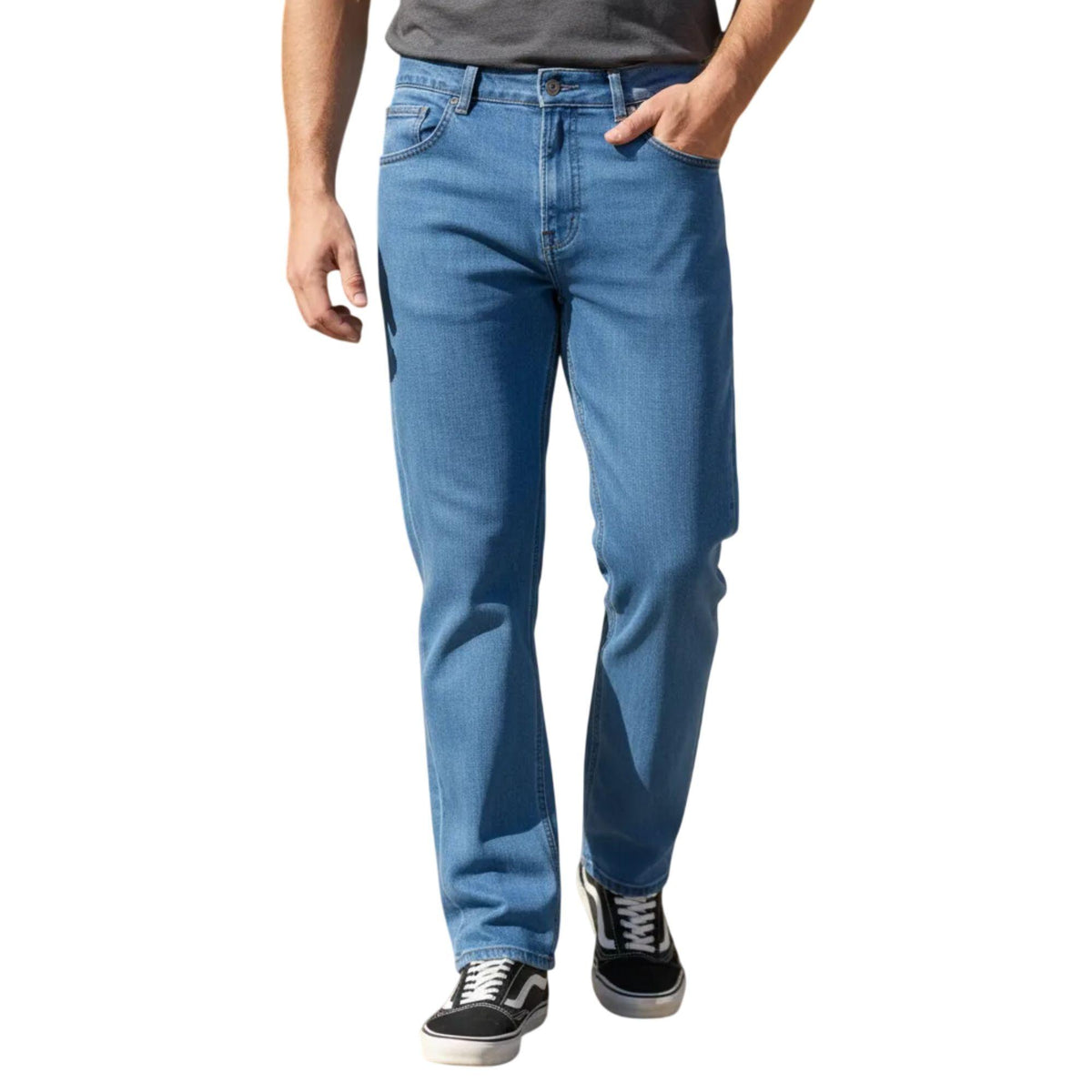 Pantal�n Recto Hombre Mezclilla Azul 803702 image 2