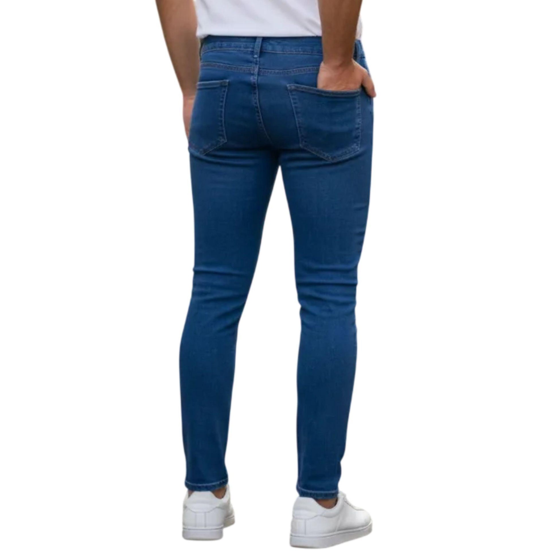 Pantal�n Skinny Hombre Mezclilla Azul 803697 image 3