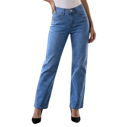 Pantal�n Recto Magic Pomp Mujer Azul 026123 image 1
