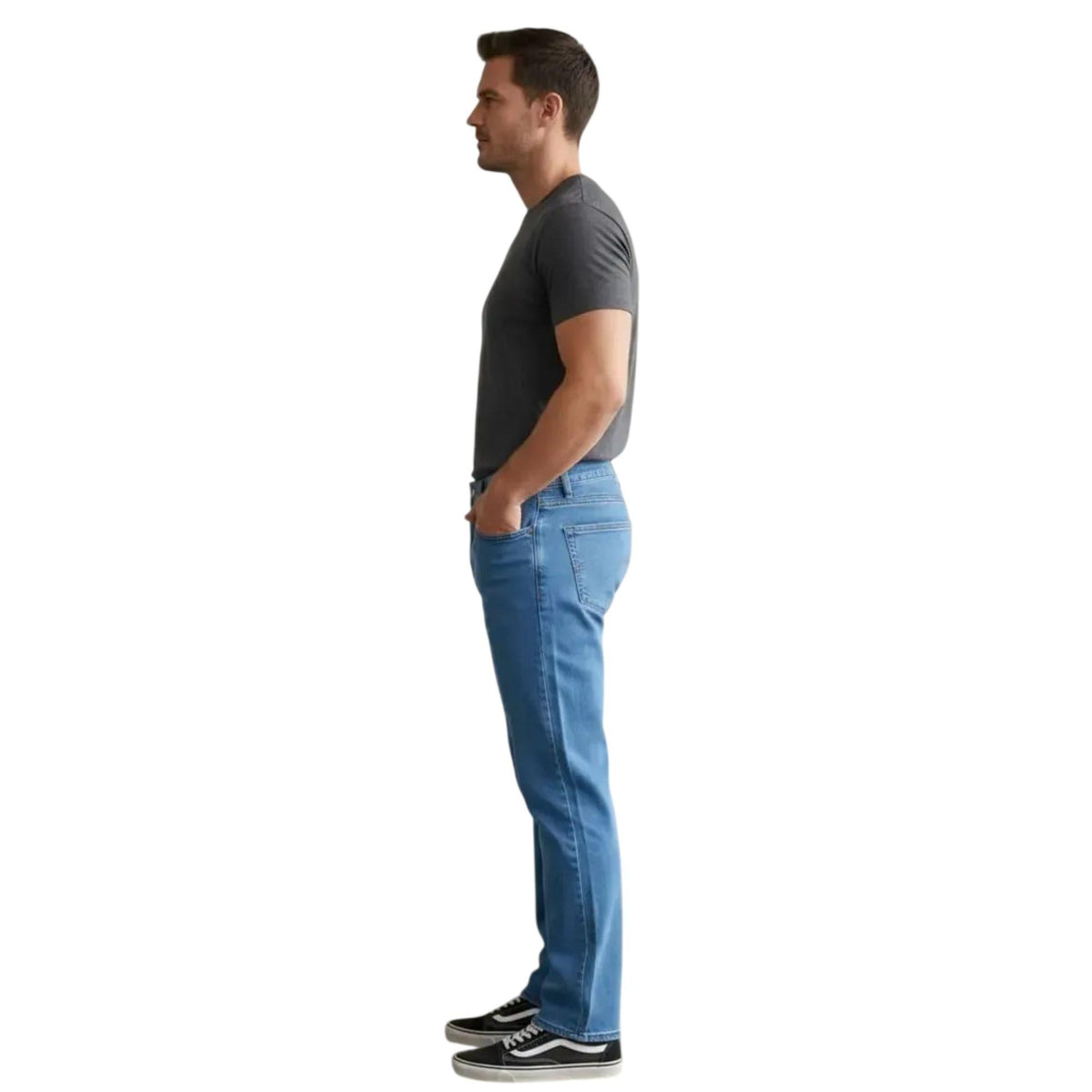Pantal�n Recto Hombre Mezclilla Azul 803702 image 1