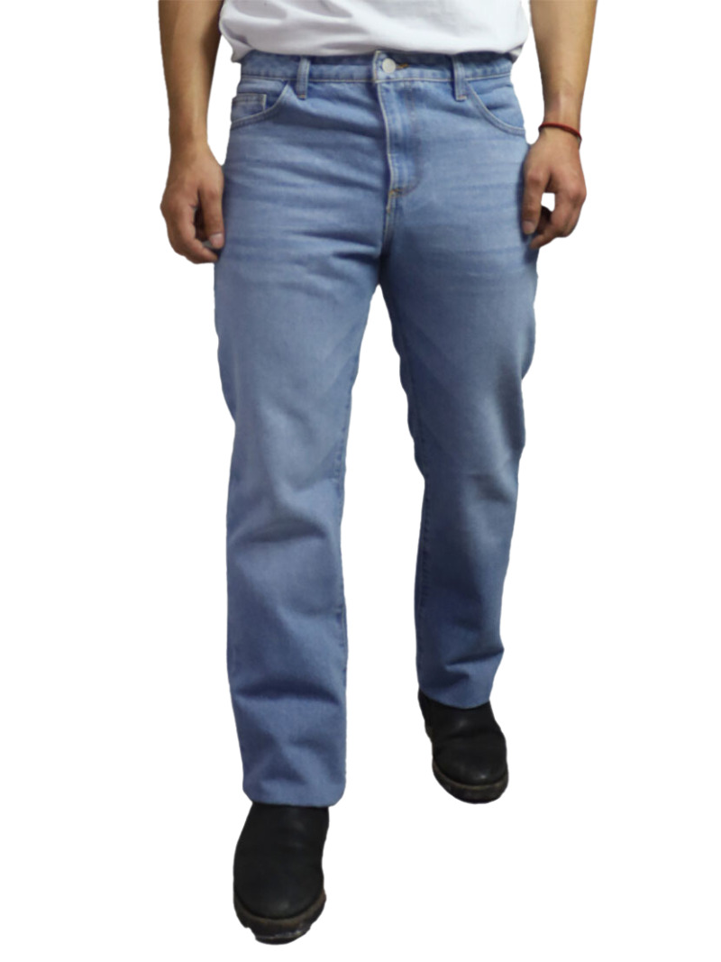 Jeans Recto Caballero color azul medio