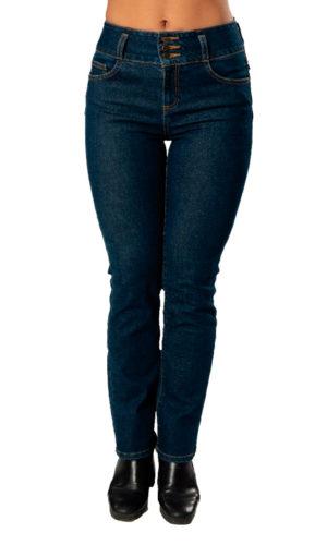 Jeans Magic Cintura Alta Recto / color azul oscuro