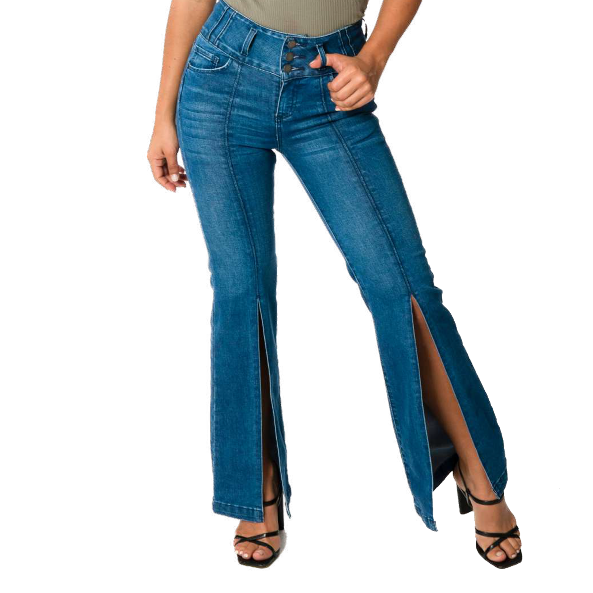Jeans Magic Fajilla Campana / color azul medio