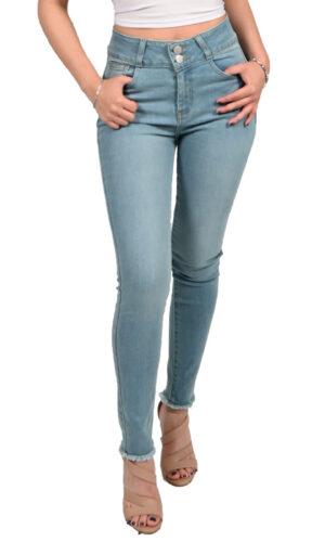 Pantalón Skinny Corazón Cintura Alta Crop 023902