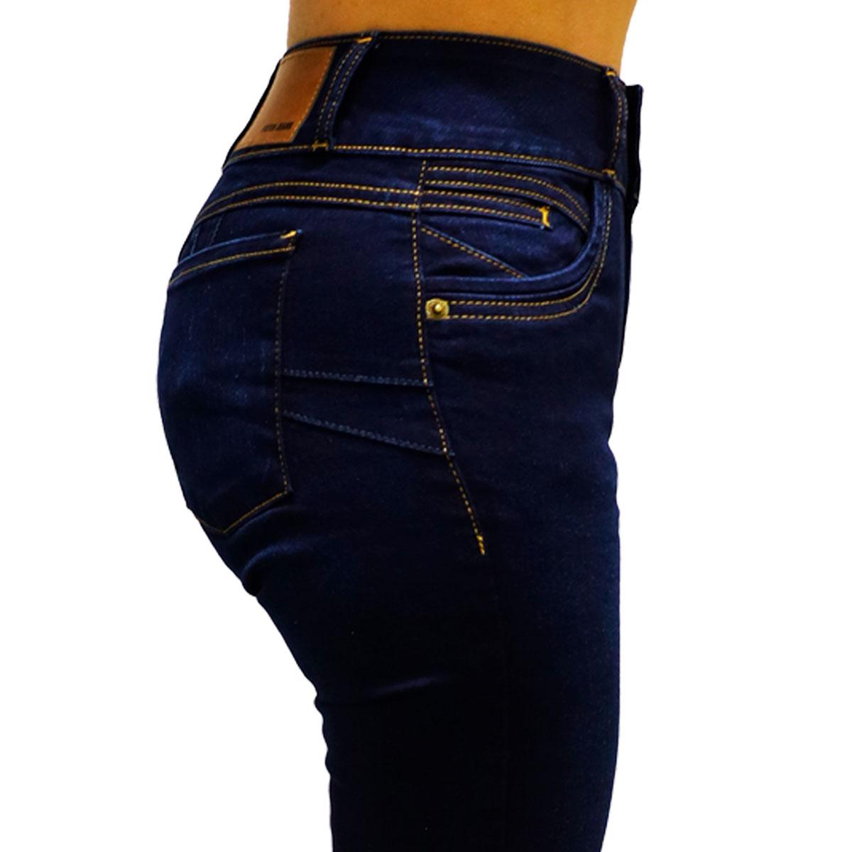 Jeans Magic Cintura Alta Skinny / color azul oscuro