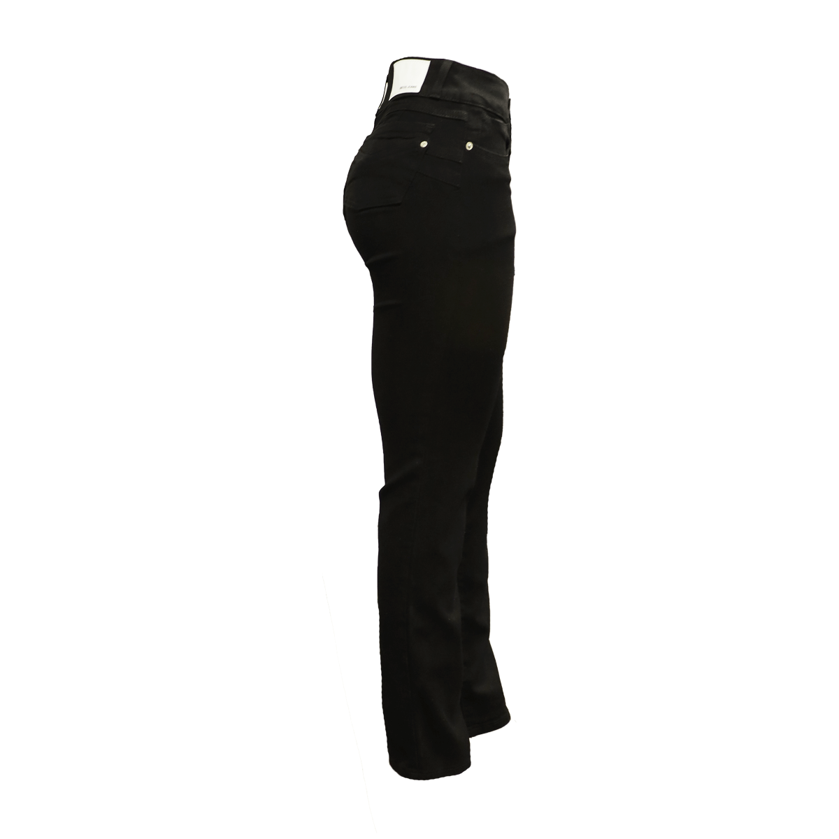 Pantalón Recto Britos Jeans Mujer Negro Magic Pomp - Britos Jeans