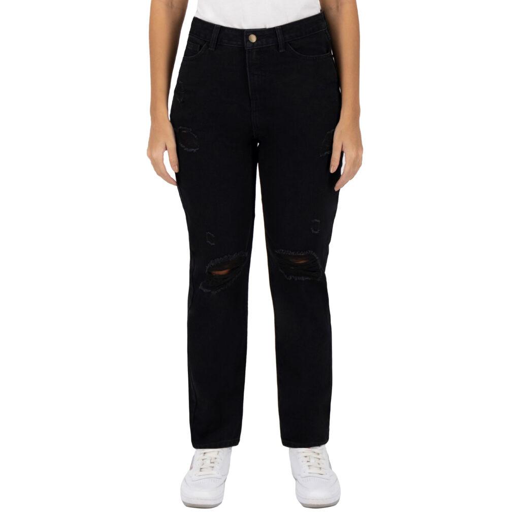 Pantalón Mom Mujer Mezclilla 024857