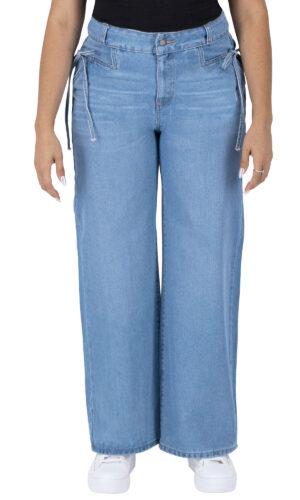 Pantalón Mom Pierna Amplia Mujer 025057