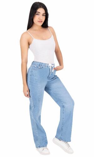 Pantalón Mom Pierna Amplia Mujer 025193