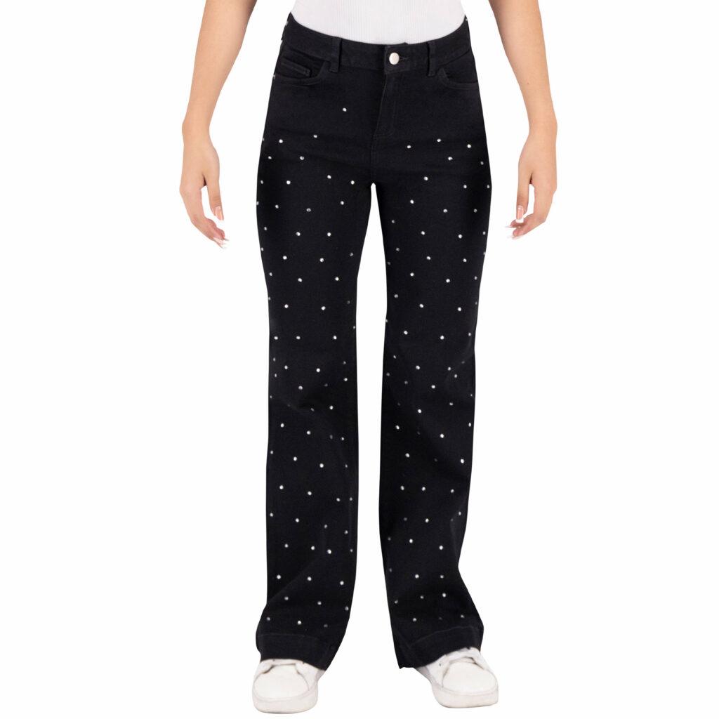 Pantalón Mom Pierna Amplia Mujer 025507