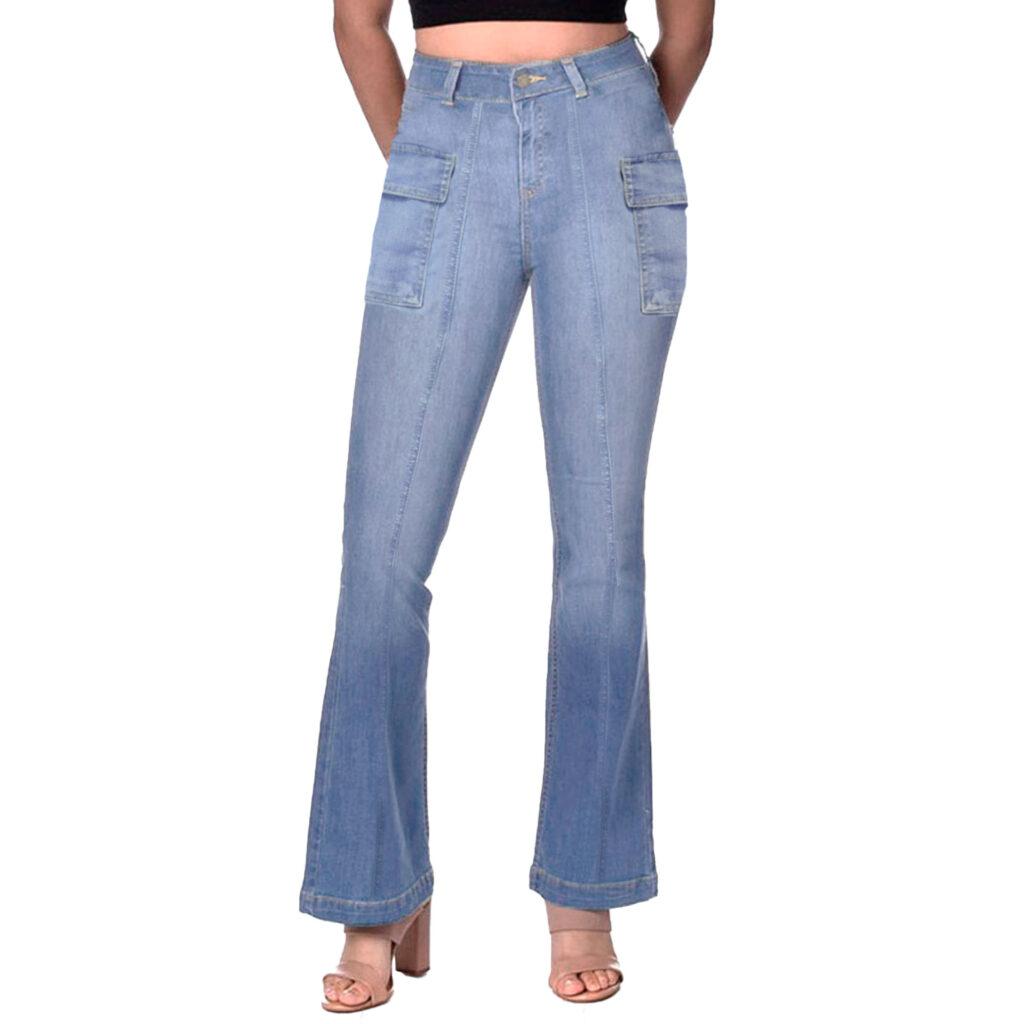 Pantalón Acampanado Mujer 025622