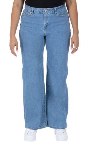 Pantalón Pierna Amplia Mujer Mezclilla 025628