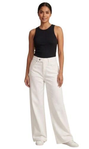 Pantalón Pierna Amplia Mujer Mezclilla 025630