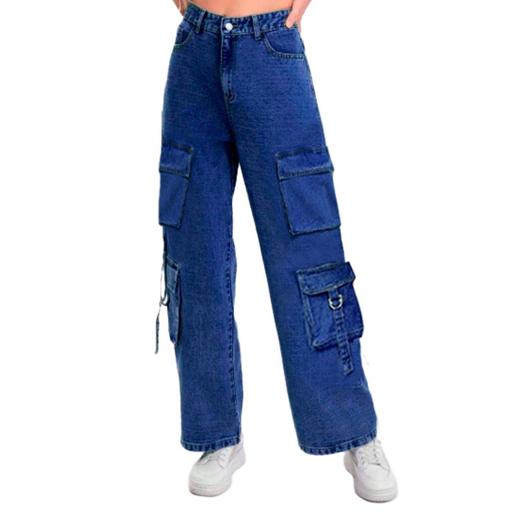 Pantalón Cargo Mujer Recto 025682