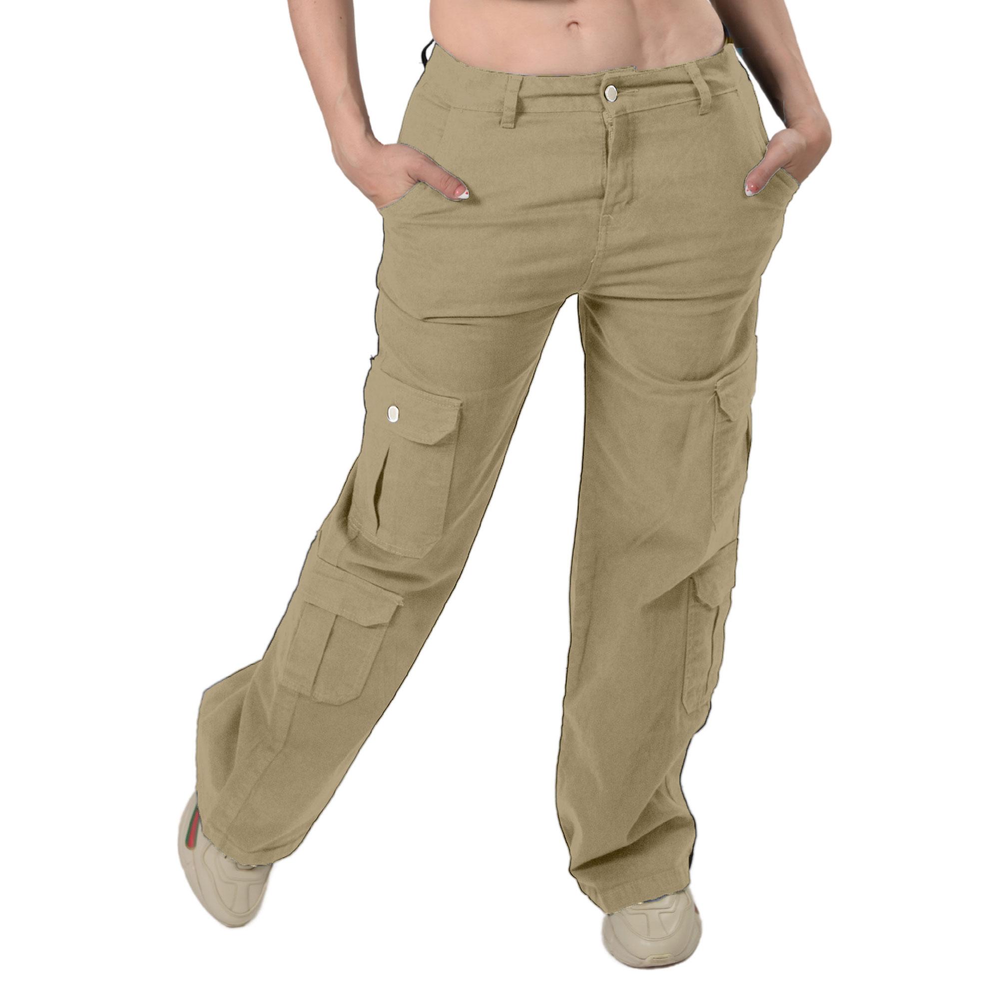Pantalón Cargo Mujer Gabardina 024814