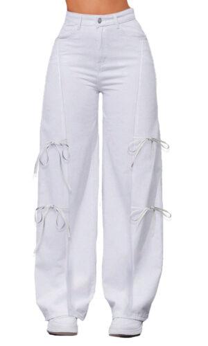 Pantalón Recto Mujer Mezclilla 025721