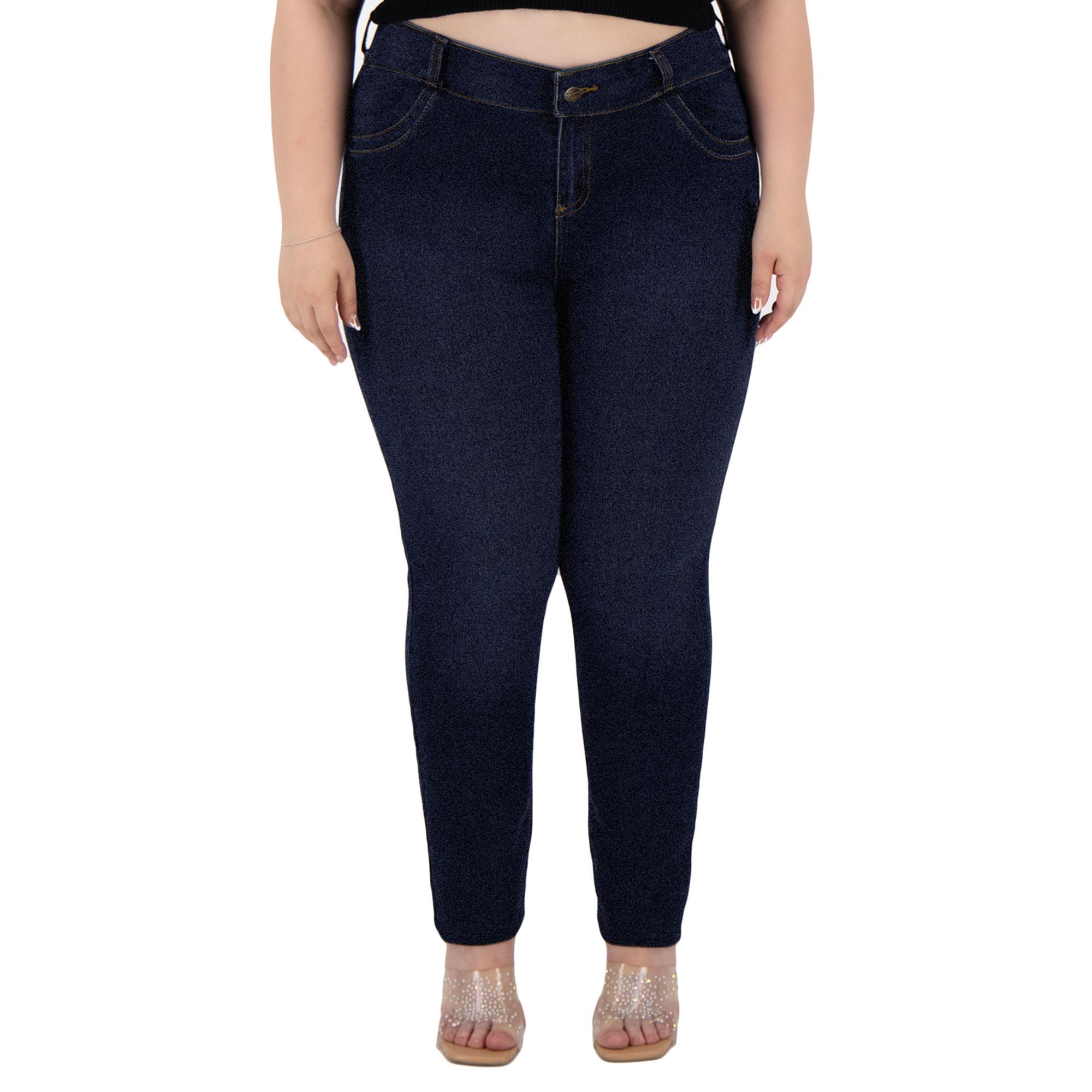 Pantalón Skinny Mujer Curvy Mezclilla 501666