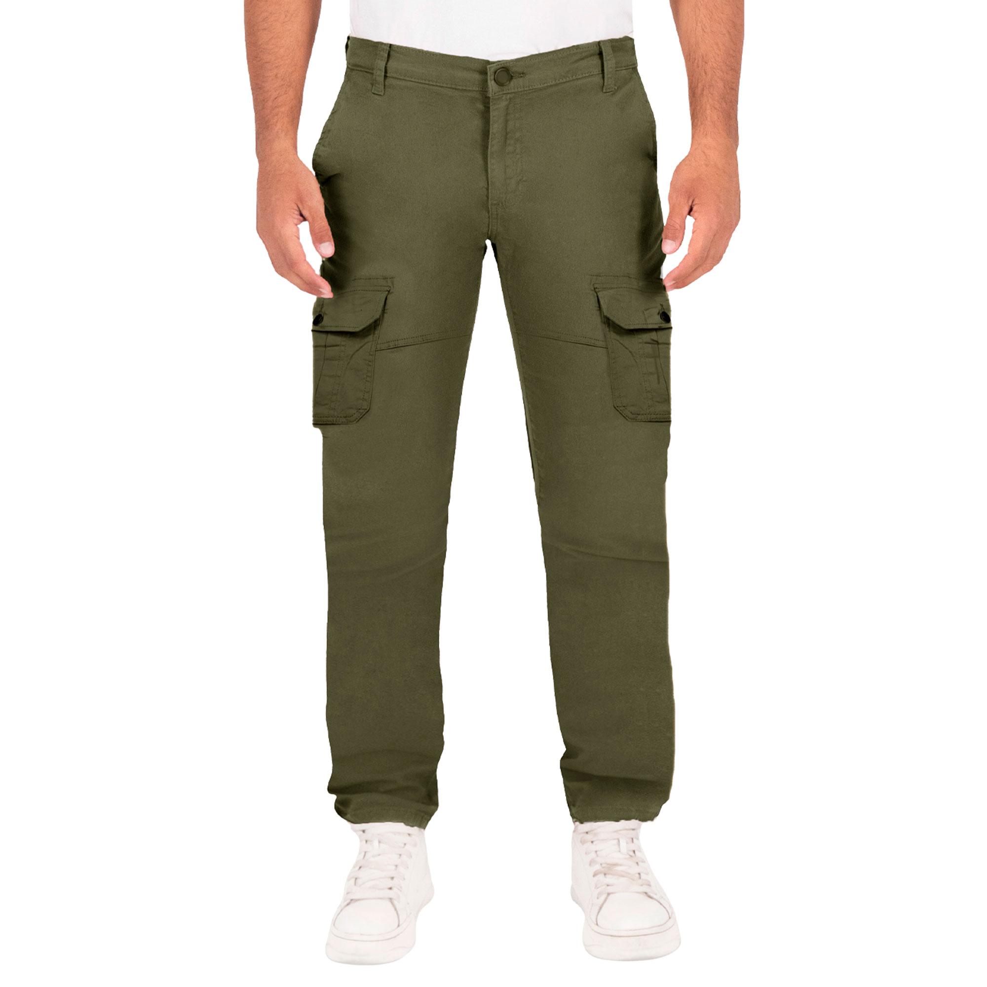 Pantalón Cargo Hombre Gabardina 803722