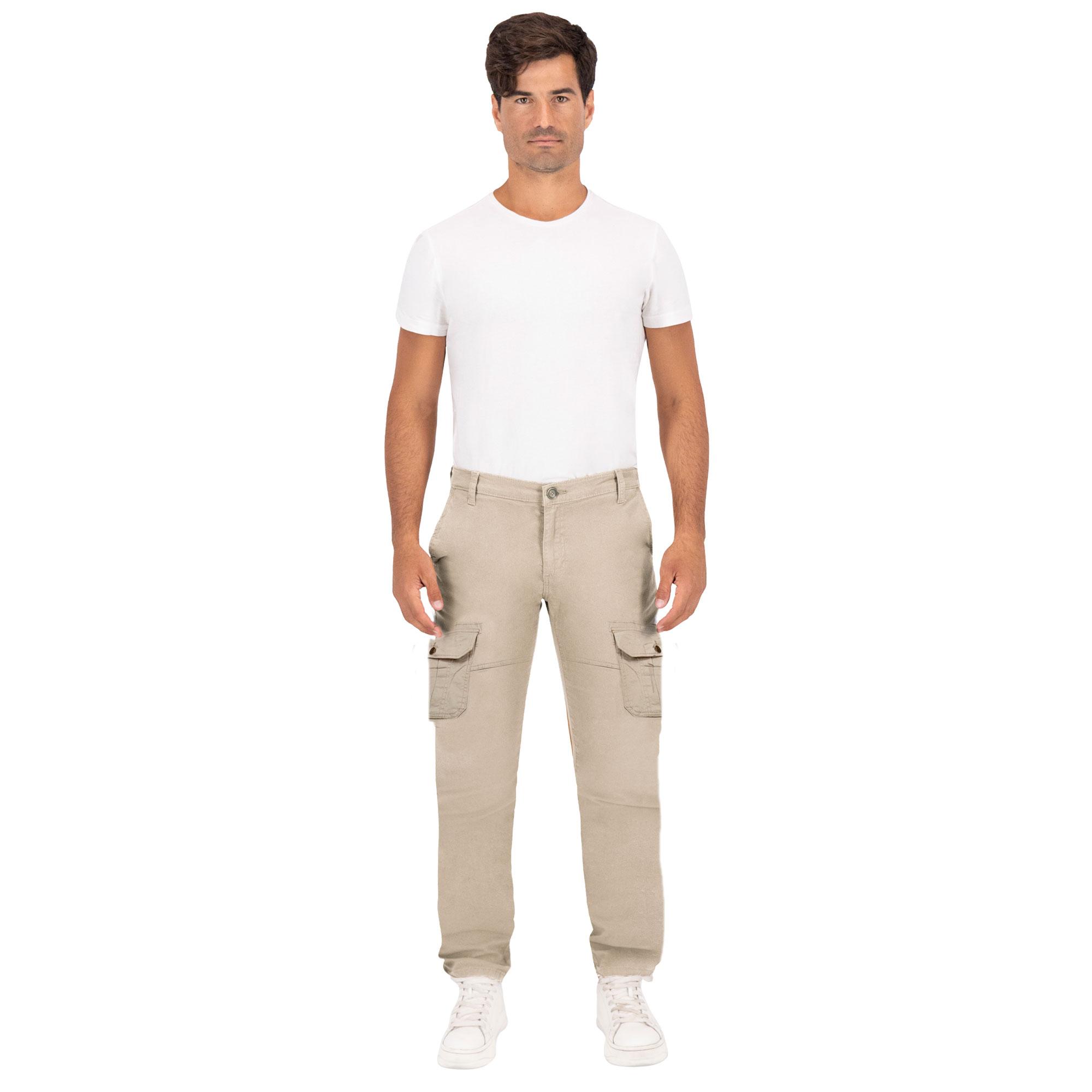 Pantalón Cargo Hombre Gabardina 803725