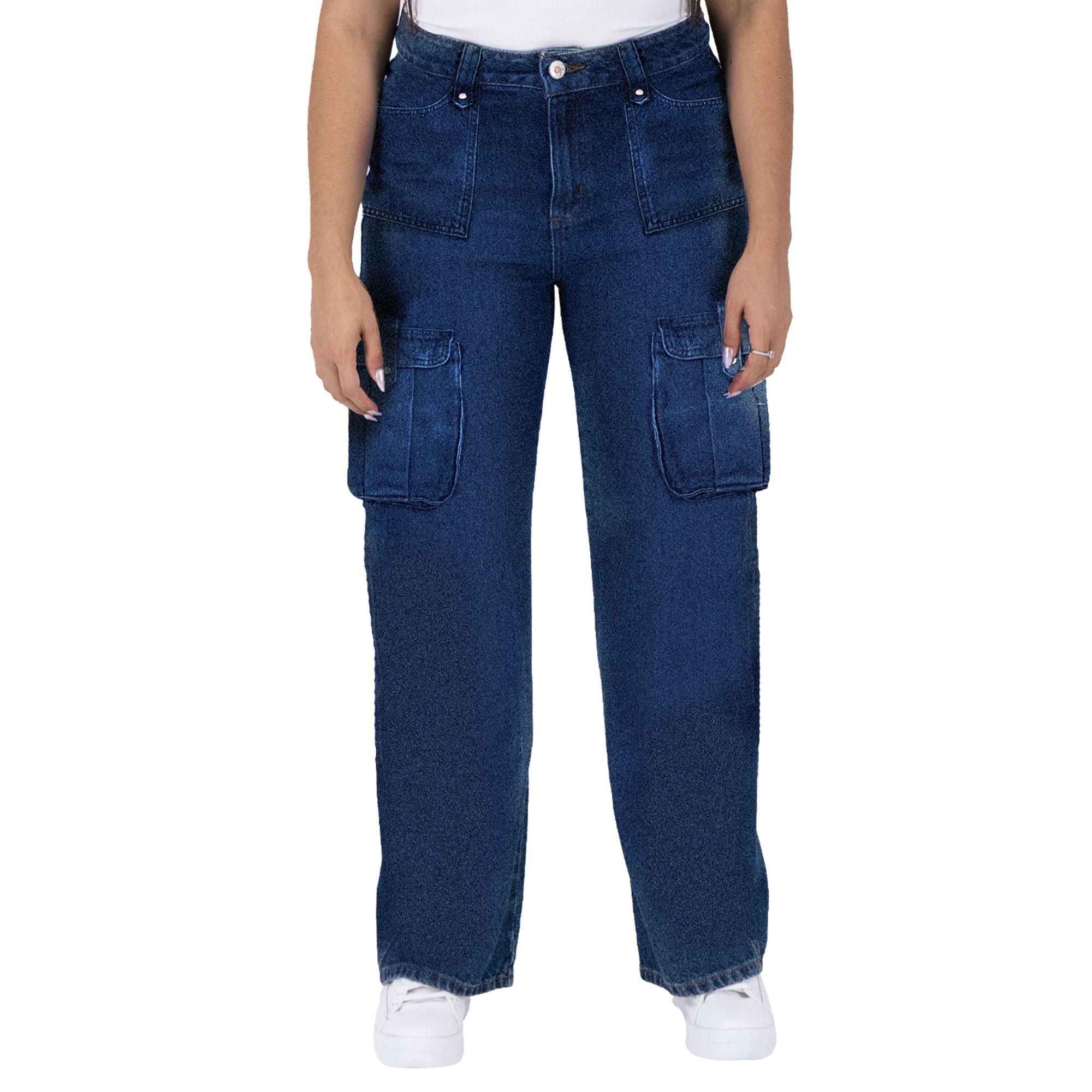 Pantalón Recto Mujer Cargo 025626