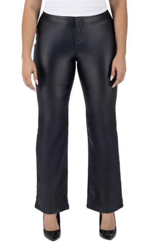 Pantalón Recto Mujer Negro Vinipiel 025811