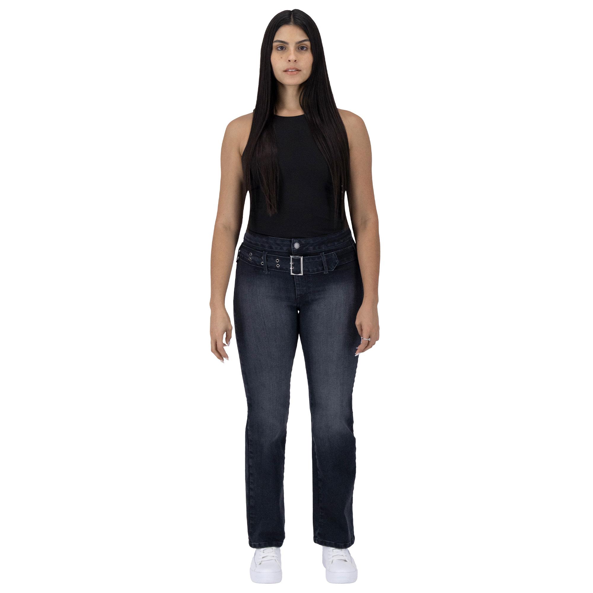 Pantalón Bootcut Mujer Mezclilla 025803