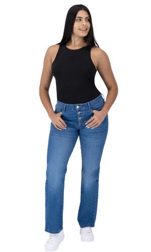 Pantalón Bootcut Mujer Mezclilla 025813