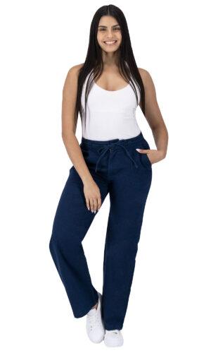 Pantalón Pierna Ancha Mujer Gabardina 025818