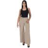 Pantalón Pierna Ancha Mujer Gabardina 025826