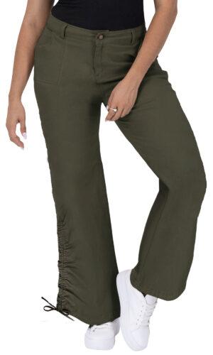 Pantalón Pierna Ancha Mujer Gabardina 025829