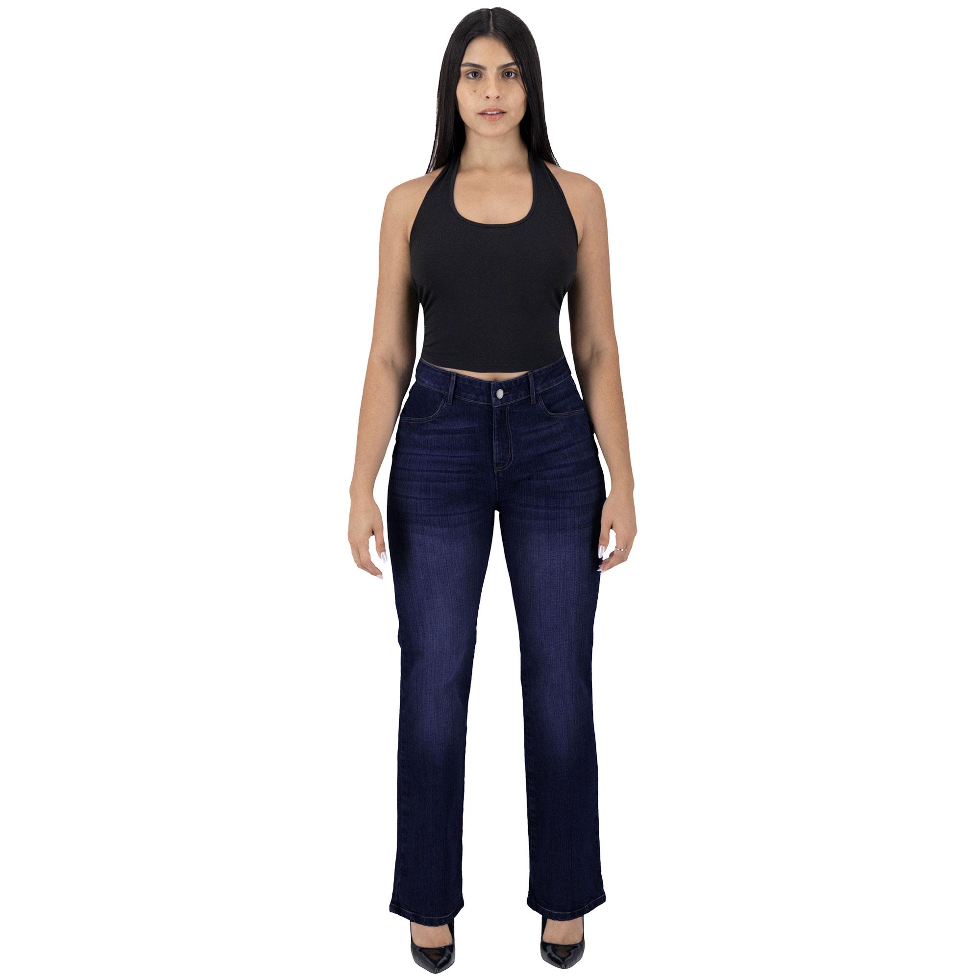 Pantalón Acampanado Mujer Mezclilla 025882