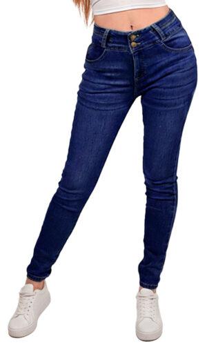 Pantalón Skinny Mujer Mezclilla Azul 024748