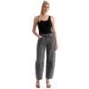 Pantalón Barrel Mujer Mezclilla Gris 025907