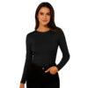 Blusa Mujer Cuello Alto Lu4085