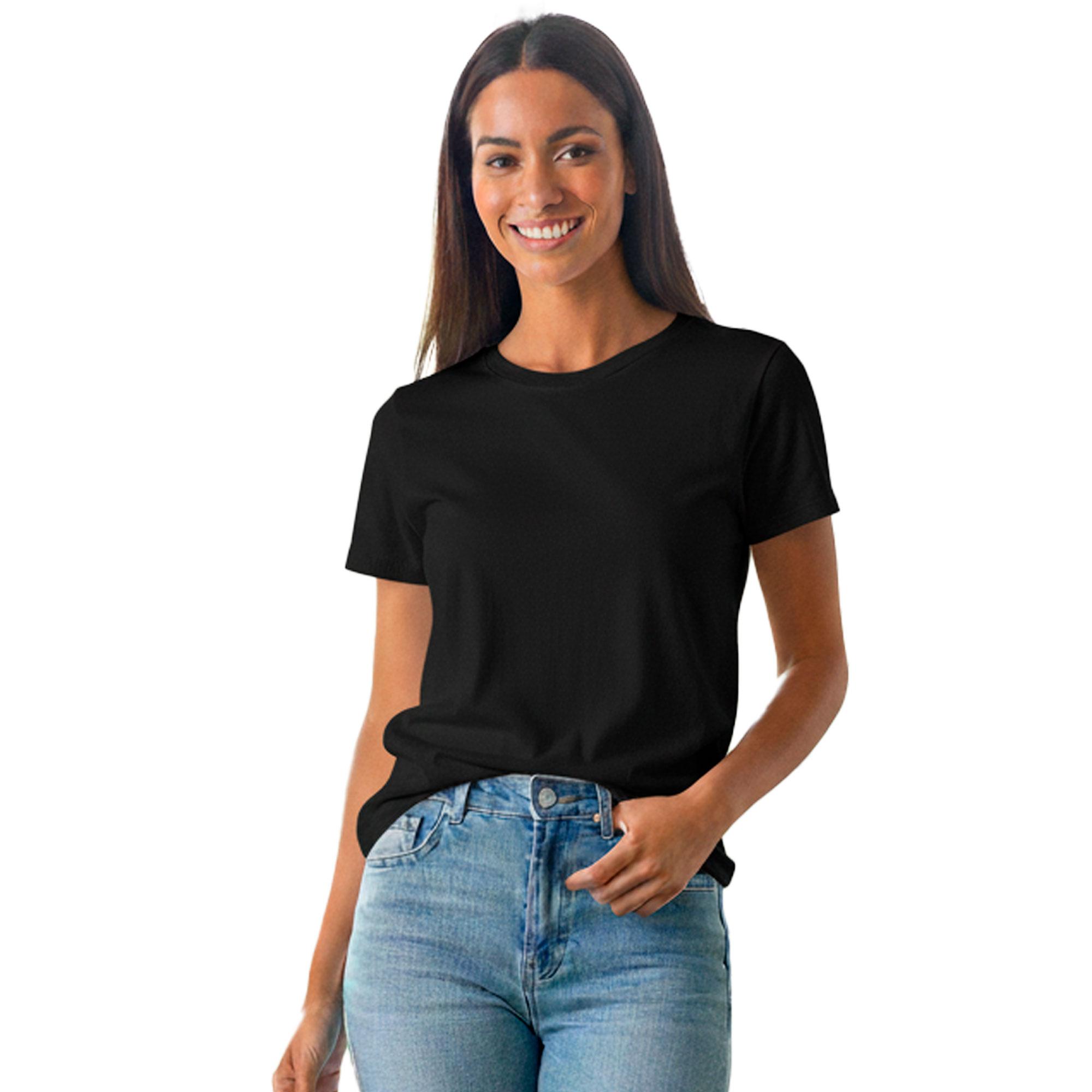 Blusa Manga Corta Mujer Playera Lu4122