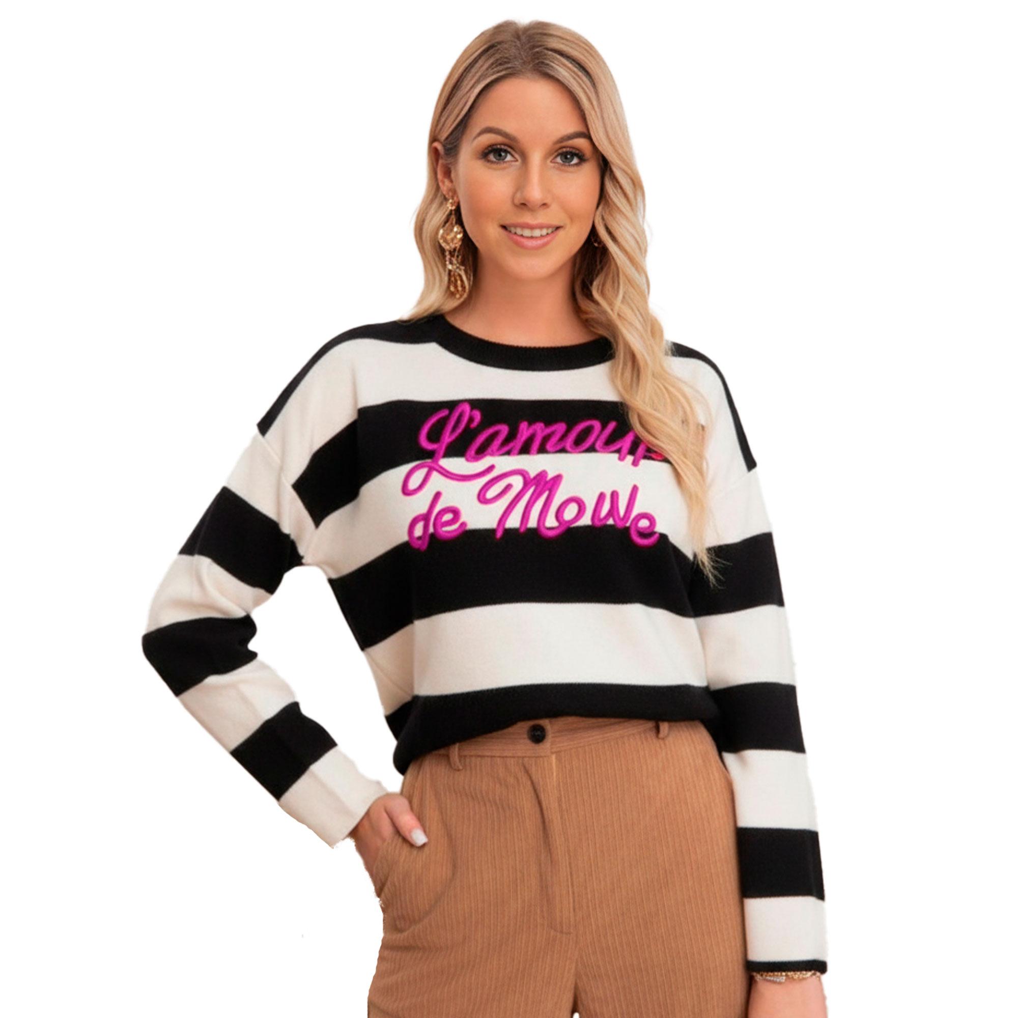Sueter Oversize Mujer Lu4125