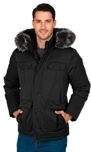 Chamarra Capitonada Hombre Doble Vista Tr4170