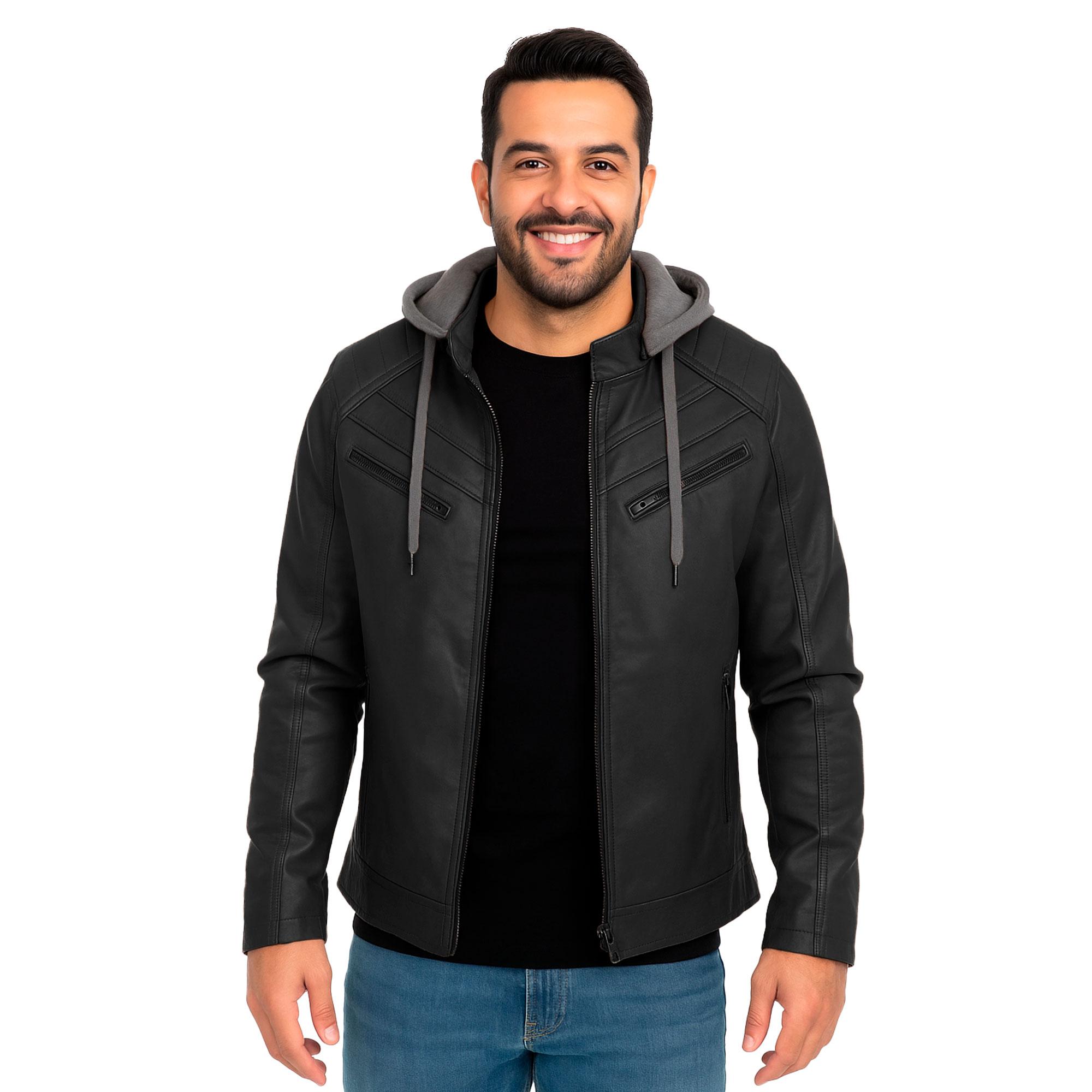 Chamarra Hombre Vinipiel Tr4171