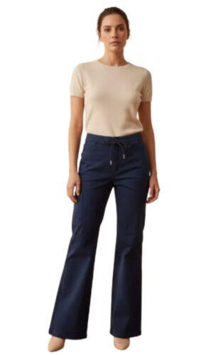 Pantalón Acampanado Azul Mujer 025884