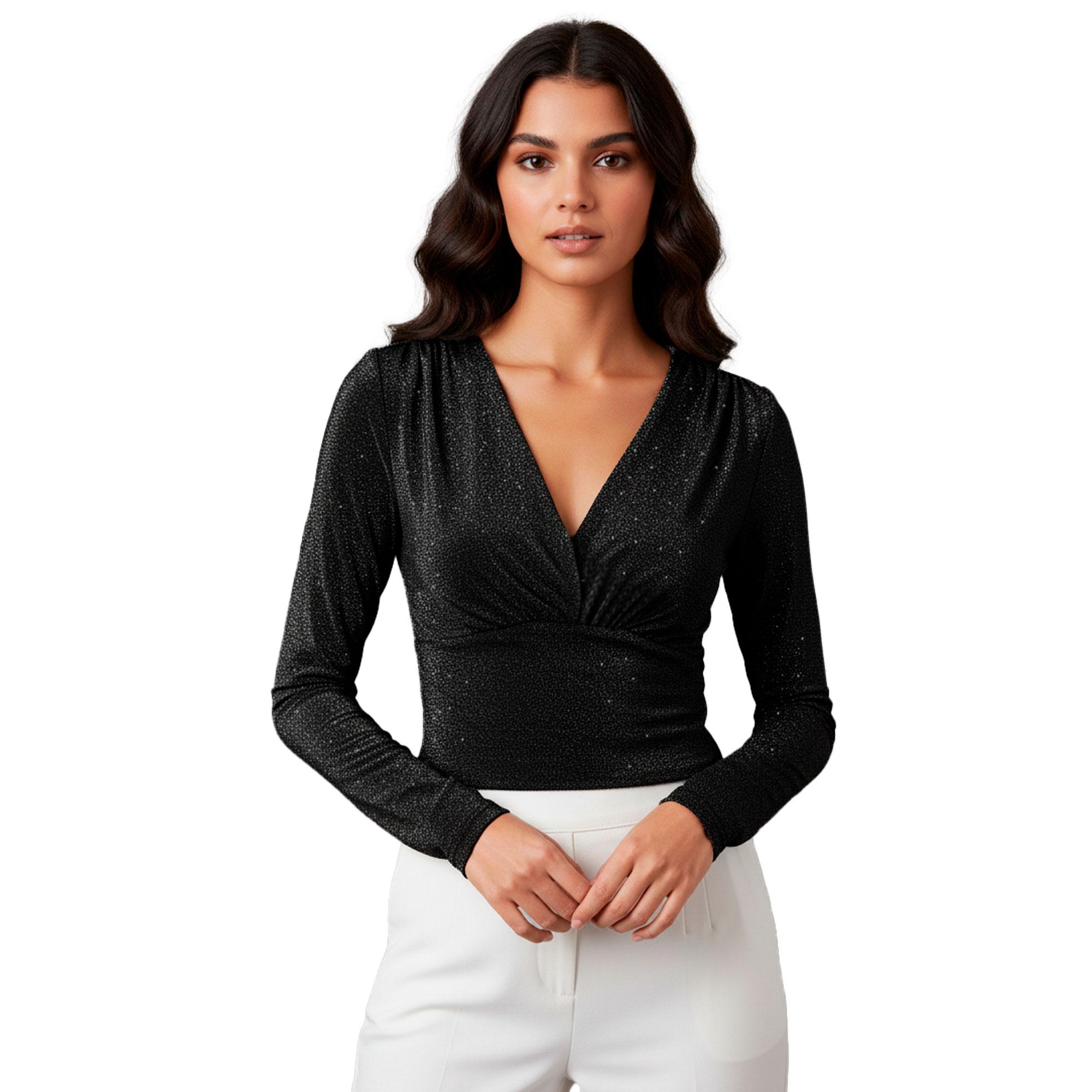 Body Mujer Brilloso Lu4138