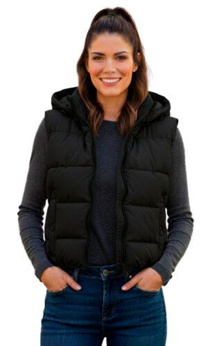 Chaleco Capitonado Mujer Crop Sa2147