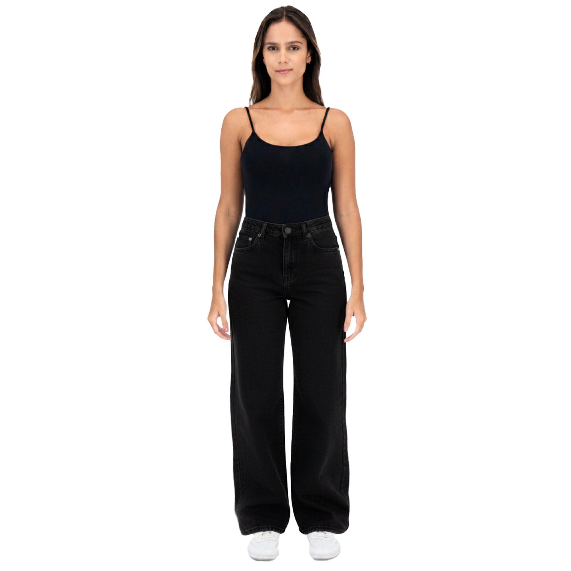 Pantalón Mezclilla Mujer Pierna Amplia 025995