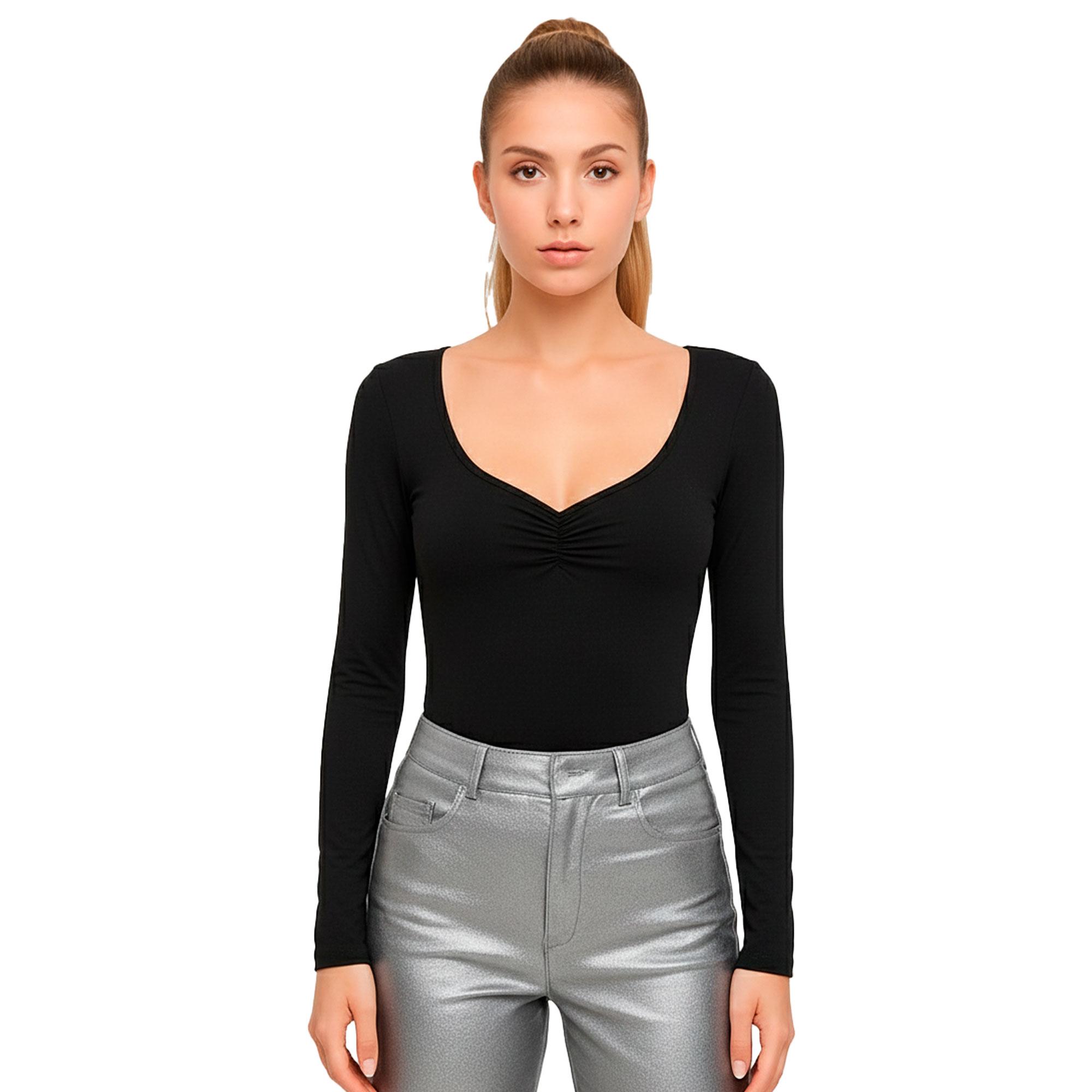 Body Mujer Licra Pantiblusa Lu4143